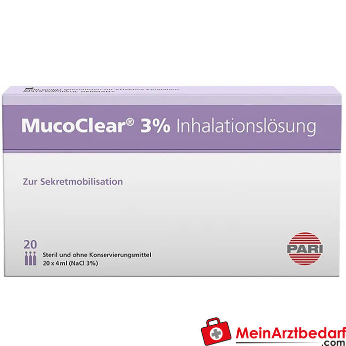 MucoClear® 3% inhalation solution, 80ml