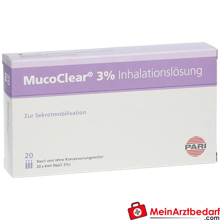 MucoClear® 3% inhalation solution, 80ml