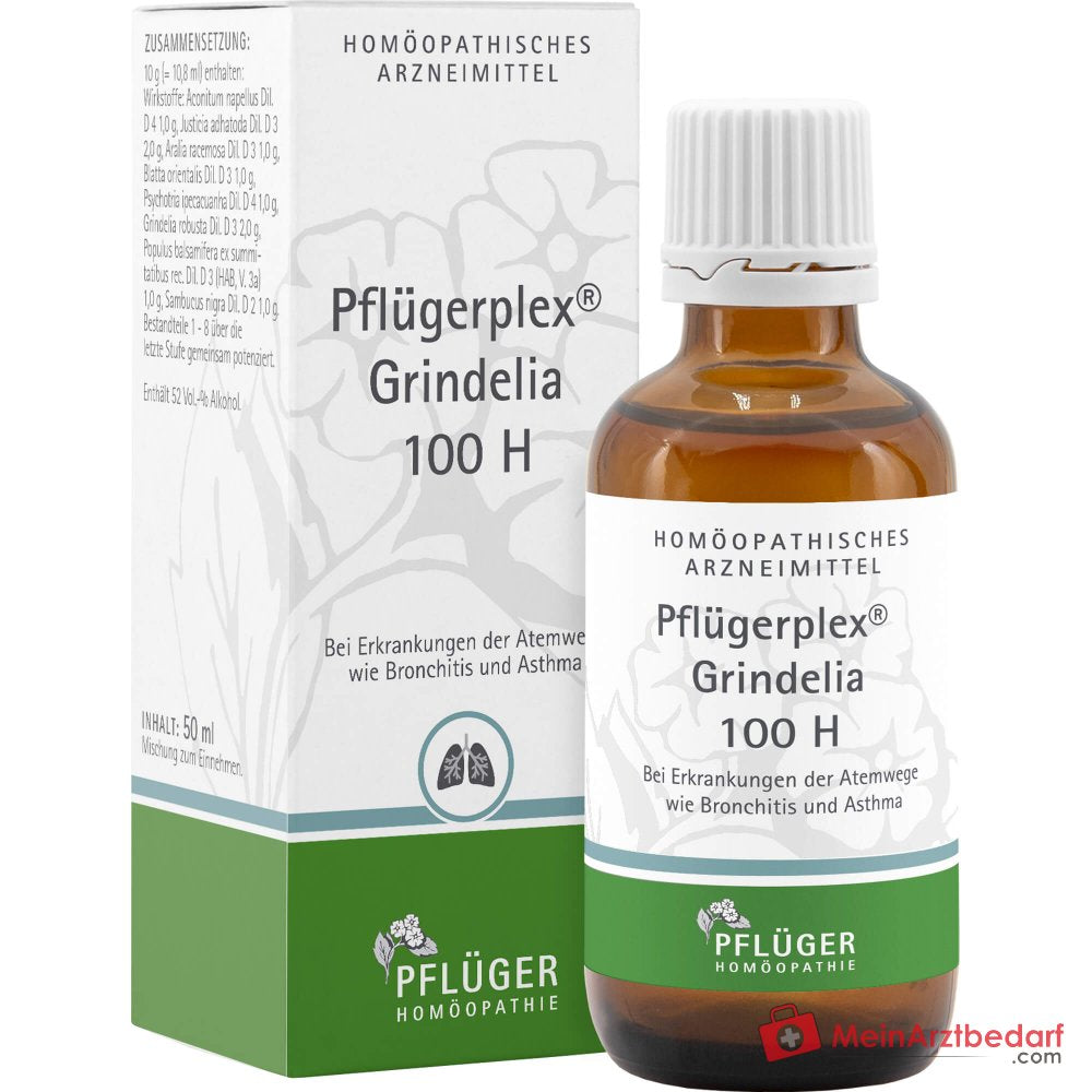 Pflügerplex Grindelia 100 H homöopathisches Arzneimittel Tropfen