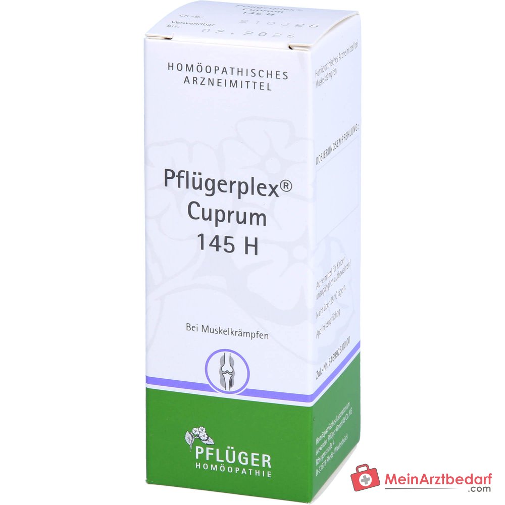 Pflügerplex Cuprum 145 H medicinale omeopatico in globuli 10 g