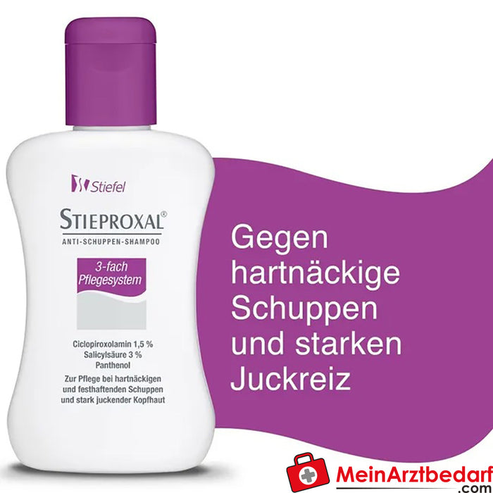 STIEPROXAL shampooing triple action contre les pellicules tenaces, 100ml