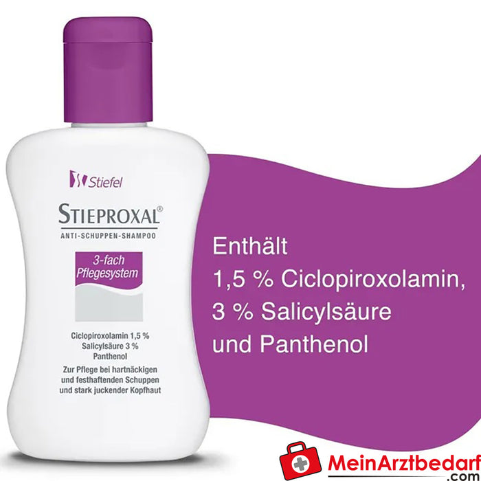 STIEPROXAL shampooing triple action contre les pellicules tenaces, 100ml