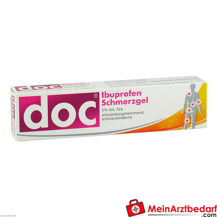 Doc Ibuprofeno gel para a dor 5%