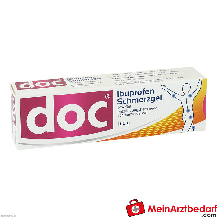 Doc Ibuprofeno gel analgésico 5%.