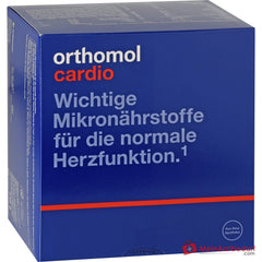 Orthomol Cardio Omega-3-Fettsäuren EPA / DHA / Vitamin B1 / Vitamin C / Vitamin E / Magnesium / Selen / Zink / Resveratrol / Kakaopolyphenole Granulat / Tablette / Kapseln Kombipackung, 30 Tagesportionen.