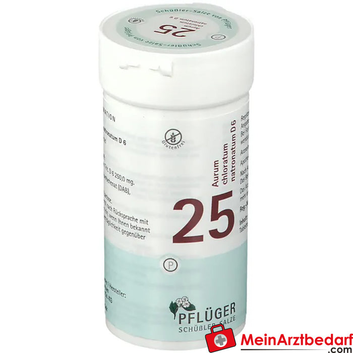 Biochemie Pflüger® No. 25 Aurum chloratum natronatum D6 Tabletki