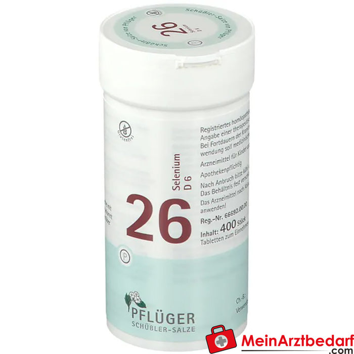 Biochemie Pflüger® 26 号硒 D6 药片