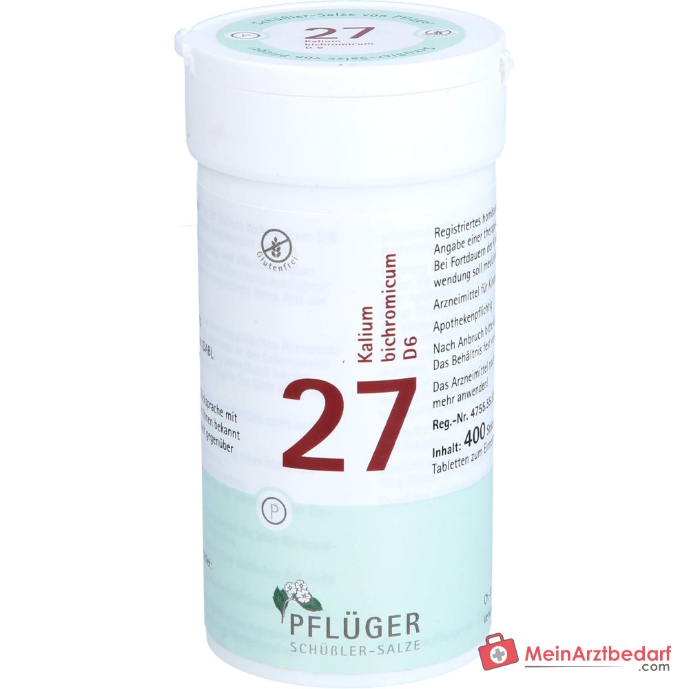 Biochemie Pflüger nr. 27 Kaliumbichromicum D6 250 mg Tabletten