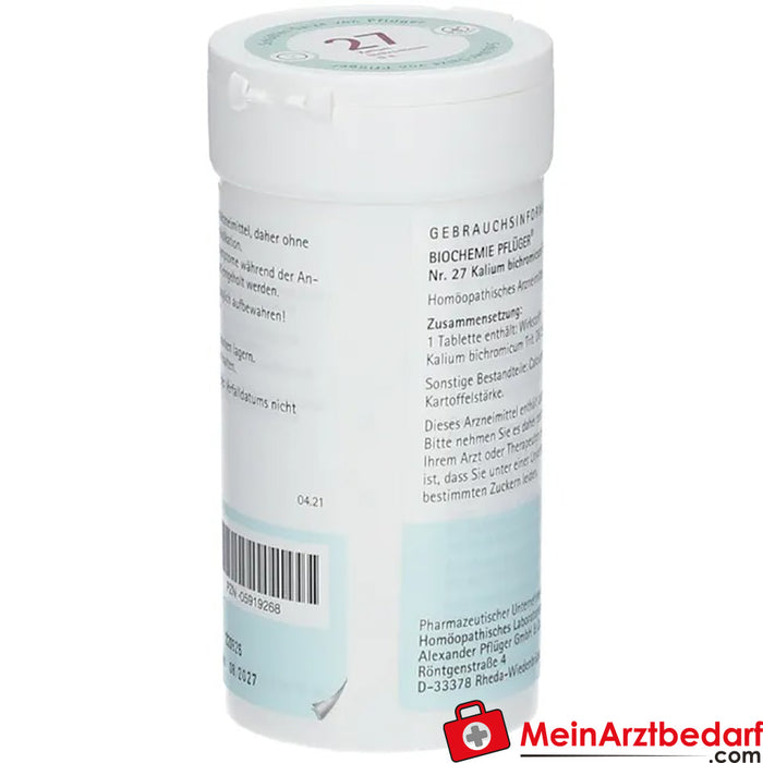 Biochemie Pflüger® Nr. 27 Kaliumbichromicum D6 Tabletten