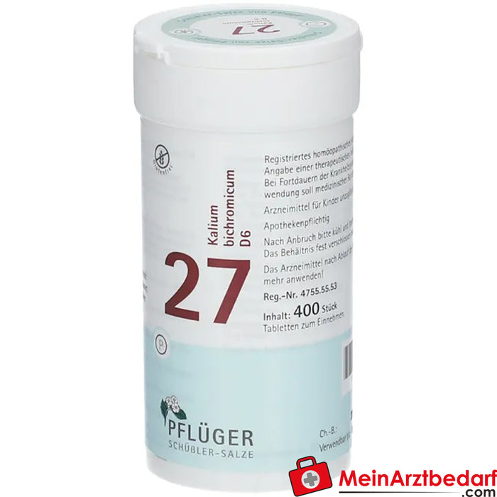 Biochemie Pflüger® Nº 27 Potasio bicrómico D6 Comprimidos