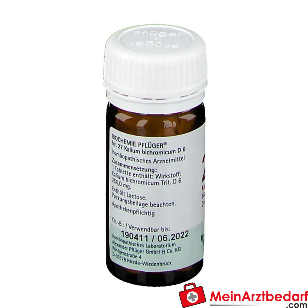 Biochemie Pflüger® Nr. 27 Kalium bichromicum D6 Tabletten.