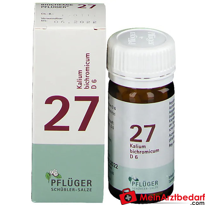 Biochemie Pflüger® No. 27 重铬酸钾 D6 片剂