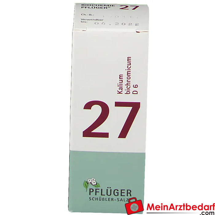 Biochemie Pflüger® Nº 27 Potasio bicrómico D6 Comprimidos