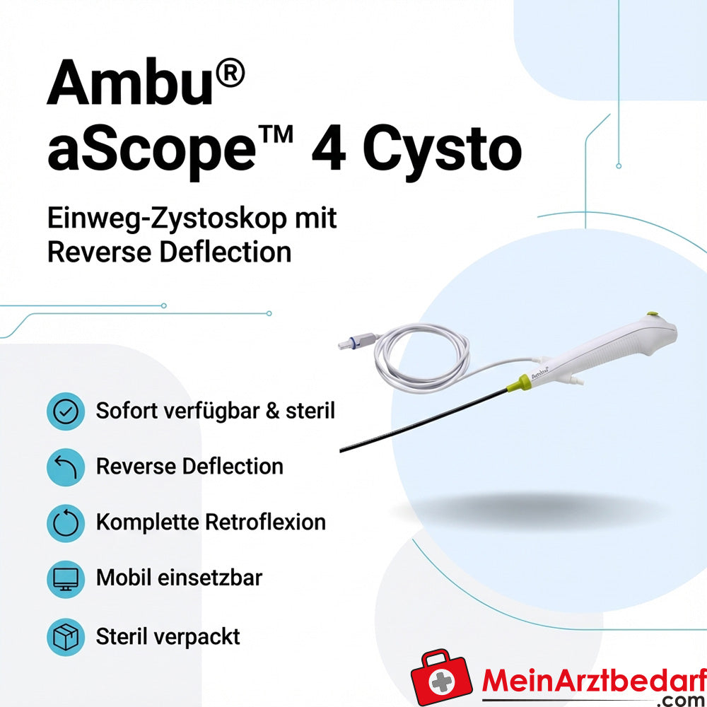 Ambu aScope 4 Cysto Disposable Cystoscope Reverse Deflection 5 pcs.