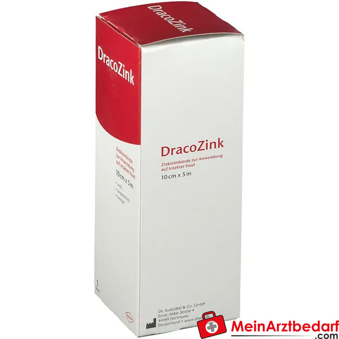 DracoZinc zinc paste bandage 10 cm x 5 m, 1 pc.