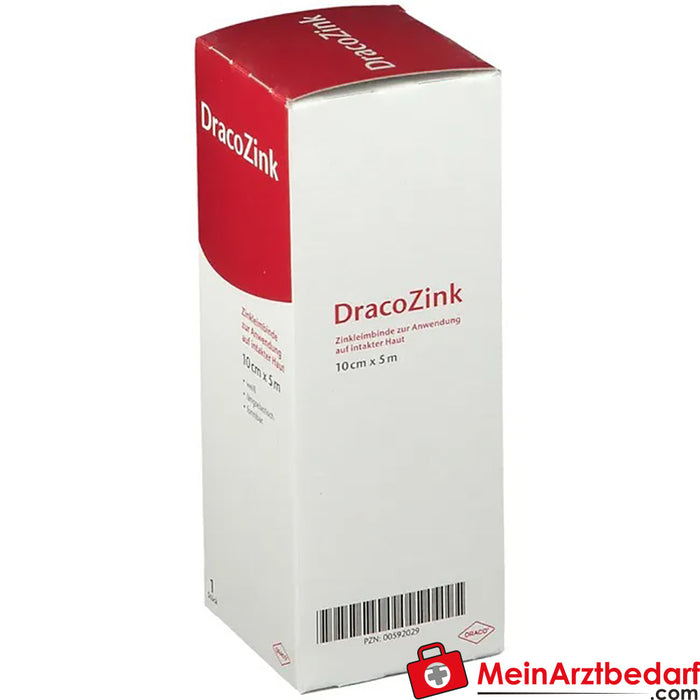 DracoZinc 锌膏绷带 10 厘米 x 5 米，1 件。