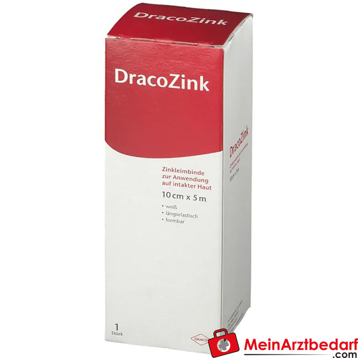 DracoZinc ligadura de pasta de zinco 10 cm x 5 m, 1 unid.