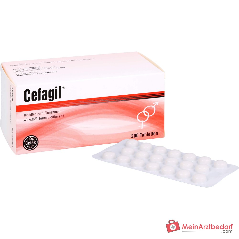 Cefagil tabletten 25 mg Turnera diffusa moedertinctuur