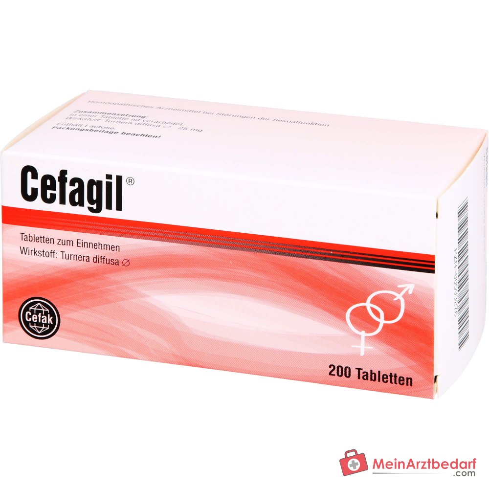 Cefagil tabletten 25 mg Turnera diffusa moedertinctuur