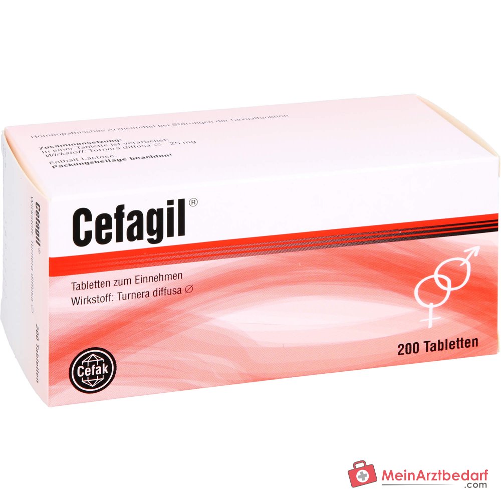 Cefagil tabletten 25 mg Turnera diffusa moedertinctuur