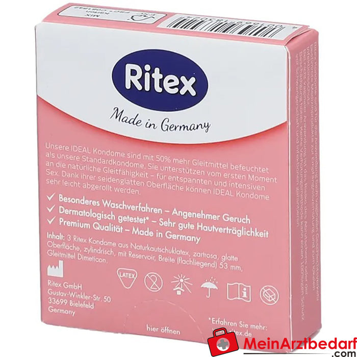 Preservativos Ritex IDEAL