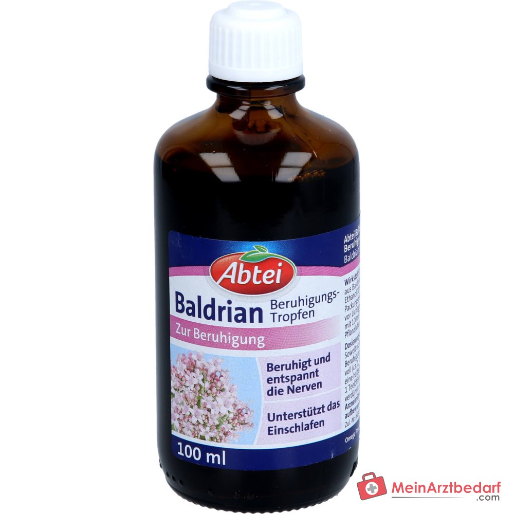 Abtei Baldrian Beruhigungs-Tropfen Baldrianwurzel-Tinktur Tropfen, 100 ml