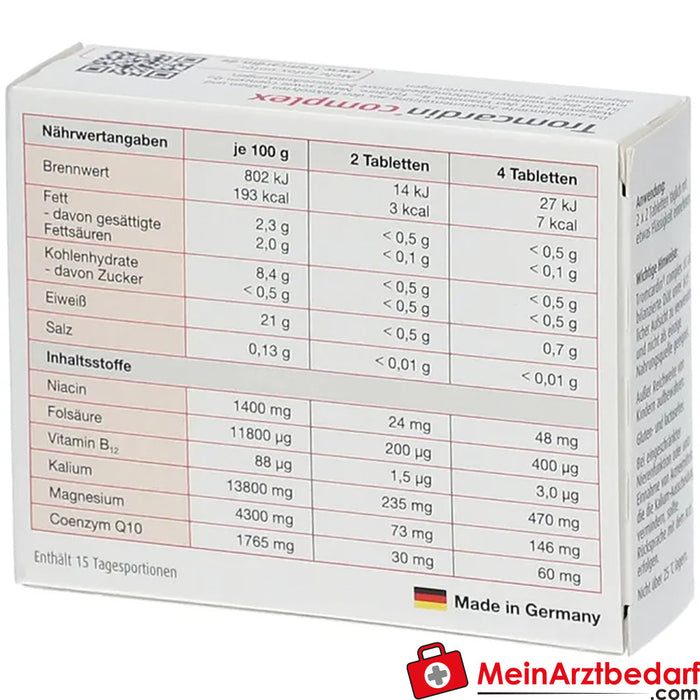 Tromcardin® 复方制剂，60 件。