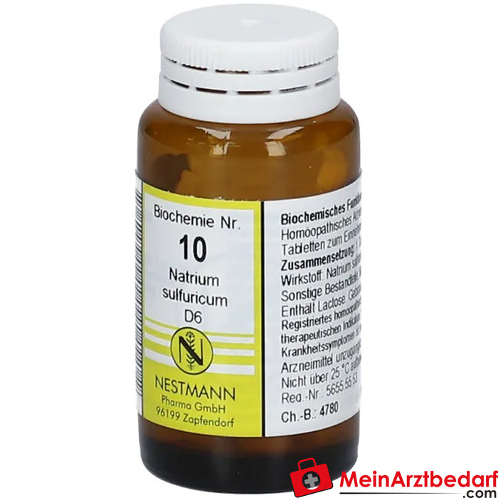 Biochemia 10 Natrium sulphuricum D 6 tabletek