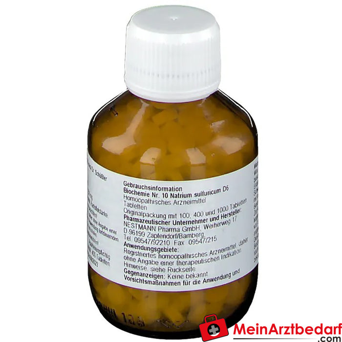 Biochemia 10 Natrium sulphuricum D 6 tabletek