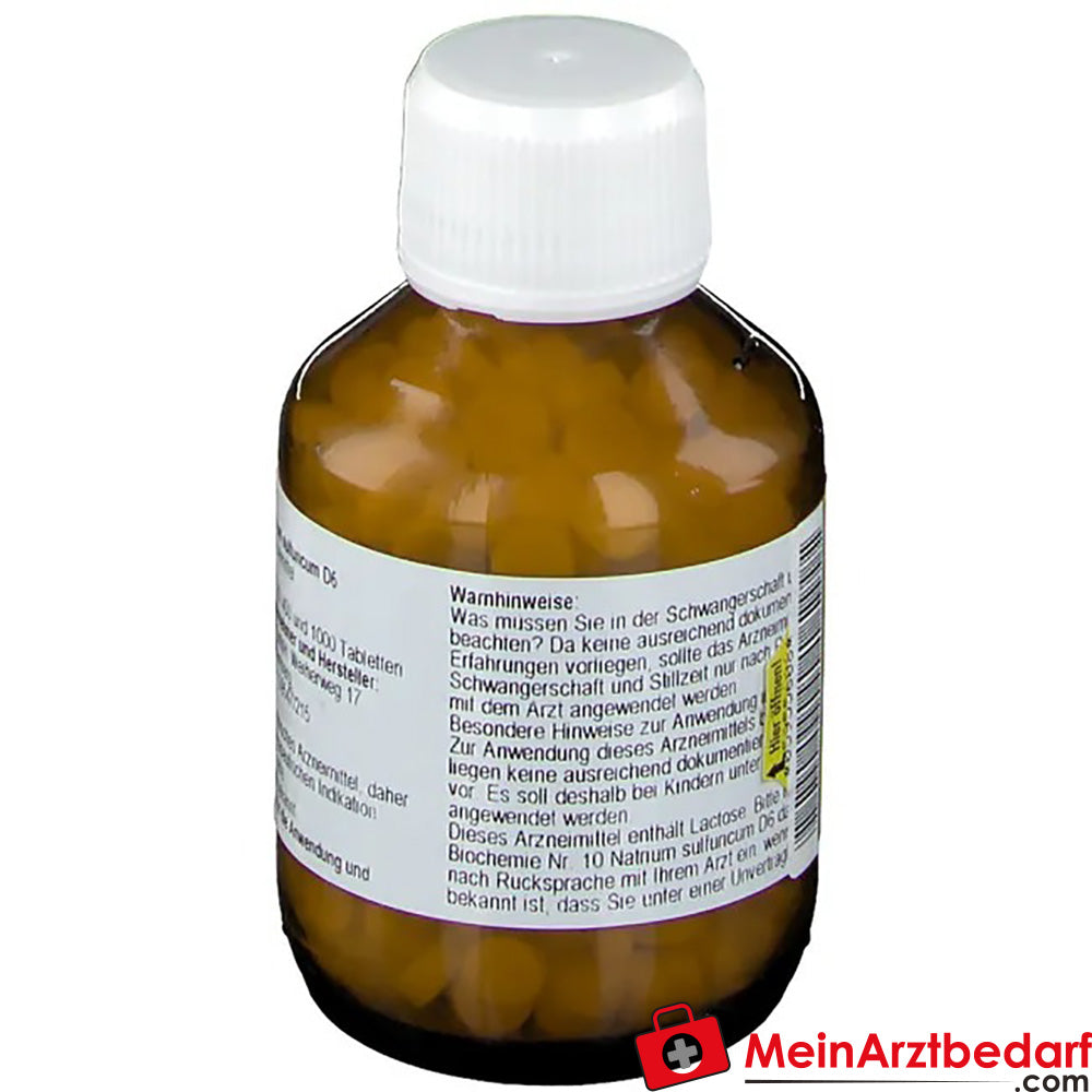 Biochemie 10 Natrium sulfuricum D 6 Tabletten.