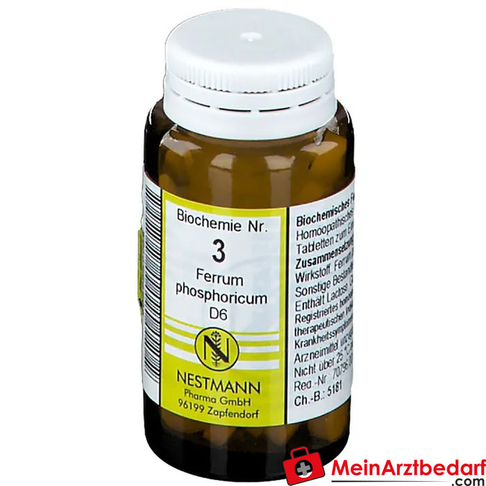 Biochemistry 3 Ferrum phosphoricum D 6 Comprimidos