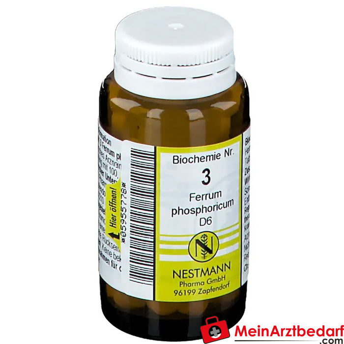 Bioquímica 3 Ferrum phosphoricum D 6 Comprimidos