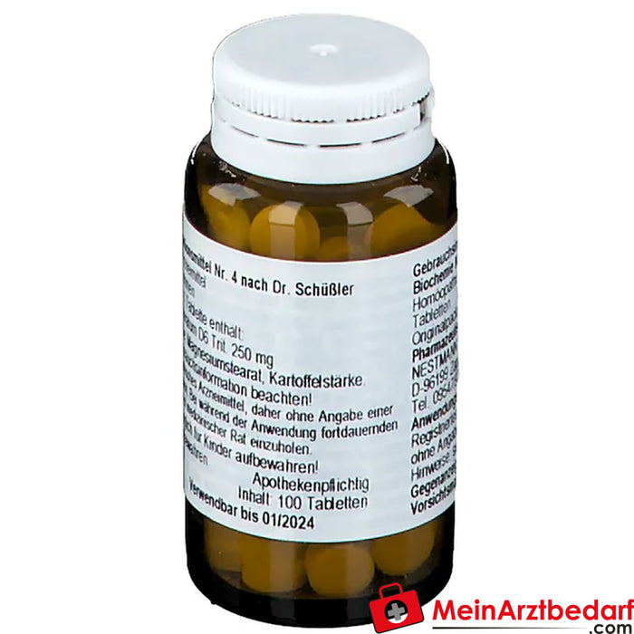 Biochemia 4 Potassium chloratum D 6 tabletek