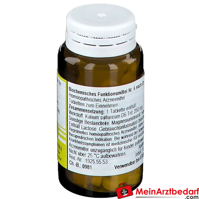Biochemie 6 Kaliumsulfuricum D 6 tabletten