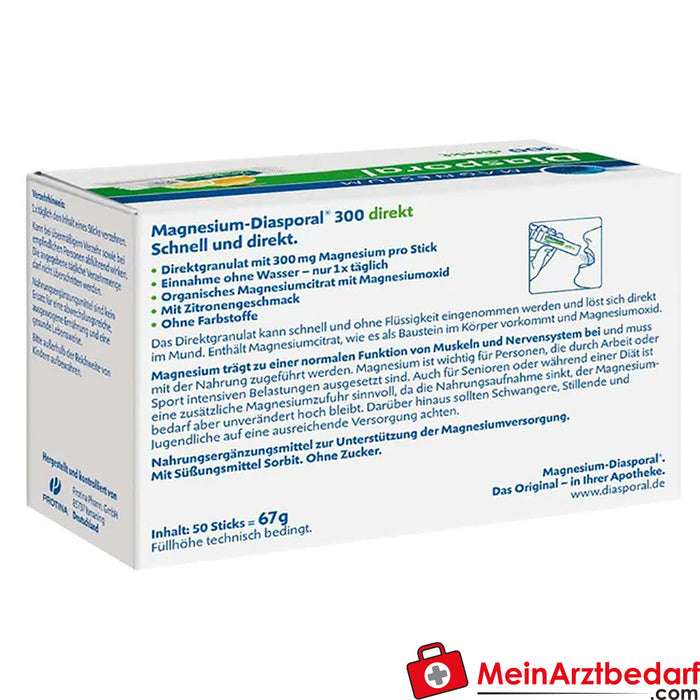 Magnesium Diasporal® 300 direct citroen, 50 st.