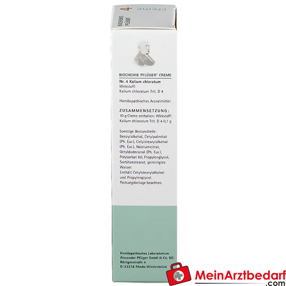 Biochemie Pflüger® Nr. 4 Kalium chloratum D4 Creme.