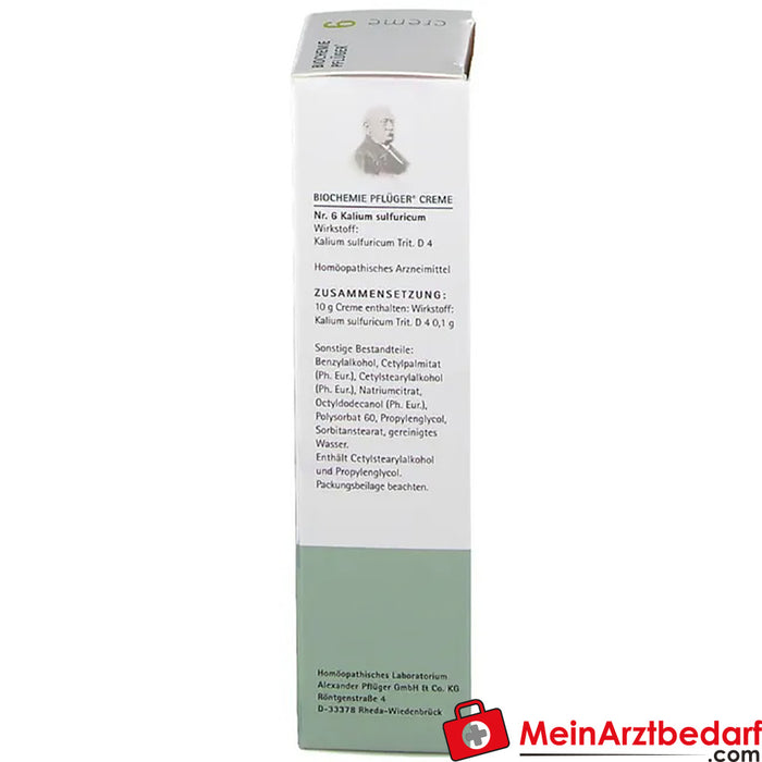 Biochemie Pflüger® Nr. 6 Kalium sulfuricum D4 Creme