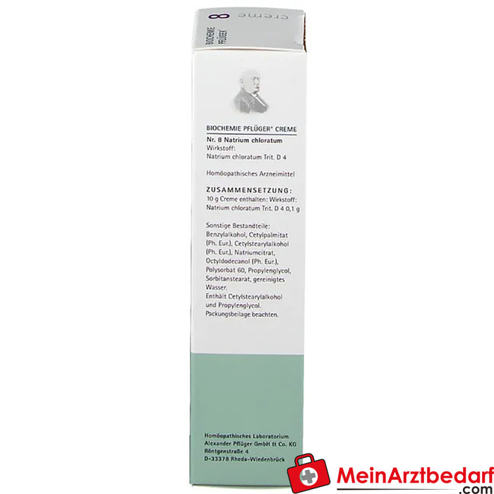 Biochemie Pflüger® nr. 8 Natrium chloratum D4 Crème