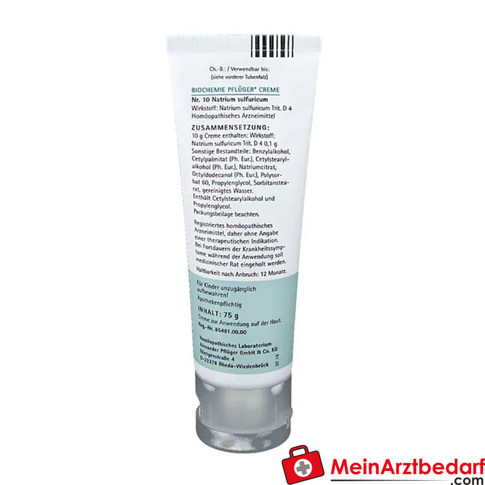 Biochemie Pflüger® No. 10 Natrium sulfuricum D4 Cream