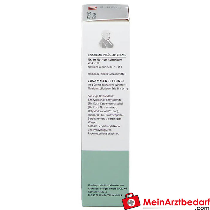 Biochemie Pflüger® N° 10 Natrium sulfuricum D4 Crème