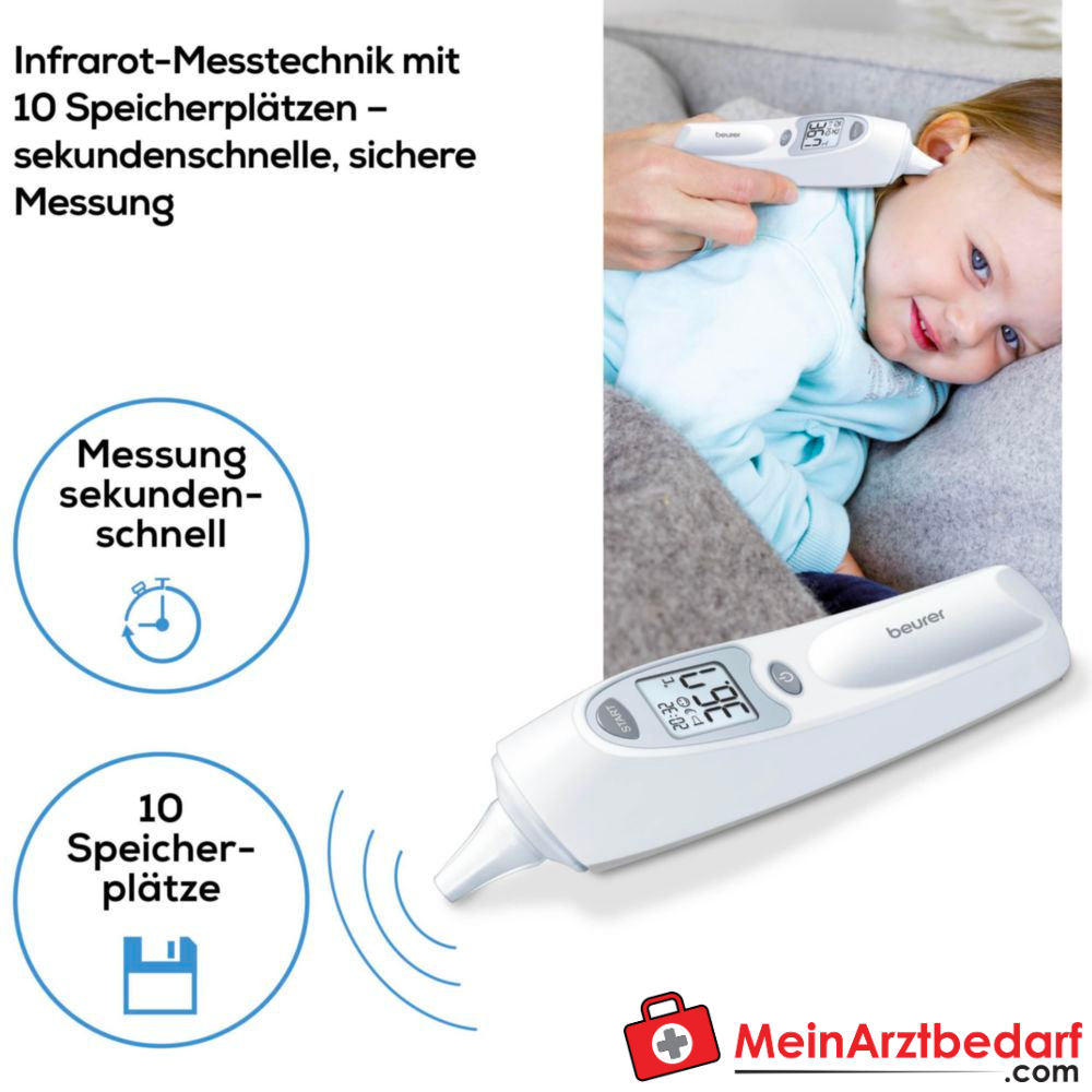 Beurer FT 58 Infrarot-Ohrthermometer.
