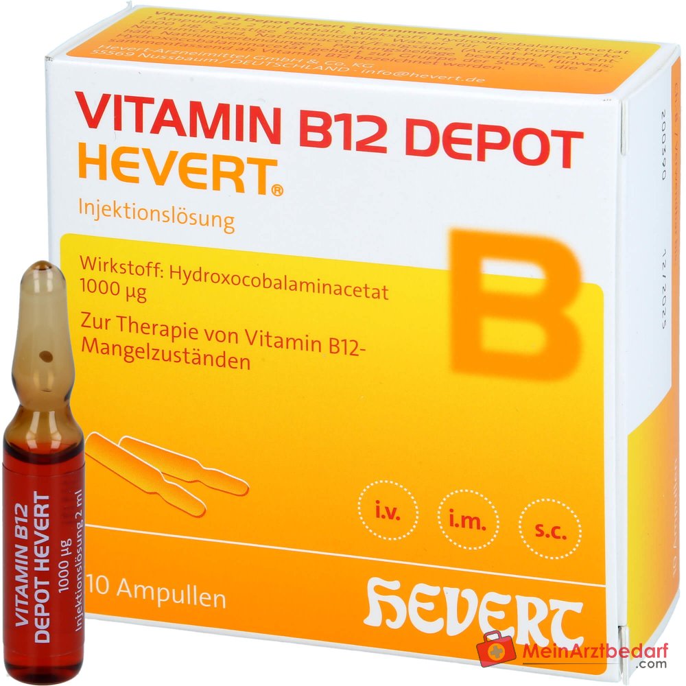 Hevert Vitamine B12 Depot, 10 ampoules