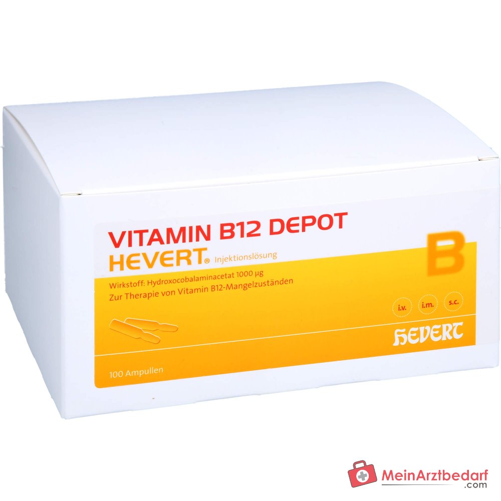 Hevert Vitamine B12 Dépôt, 100 ampoules