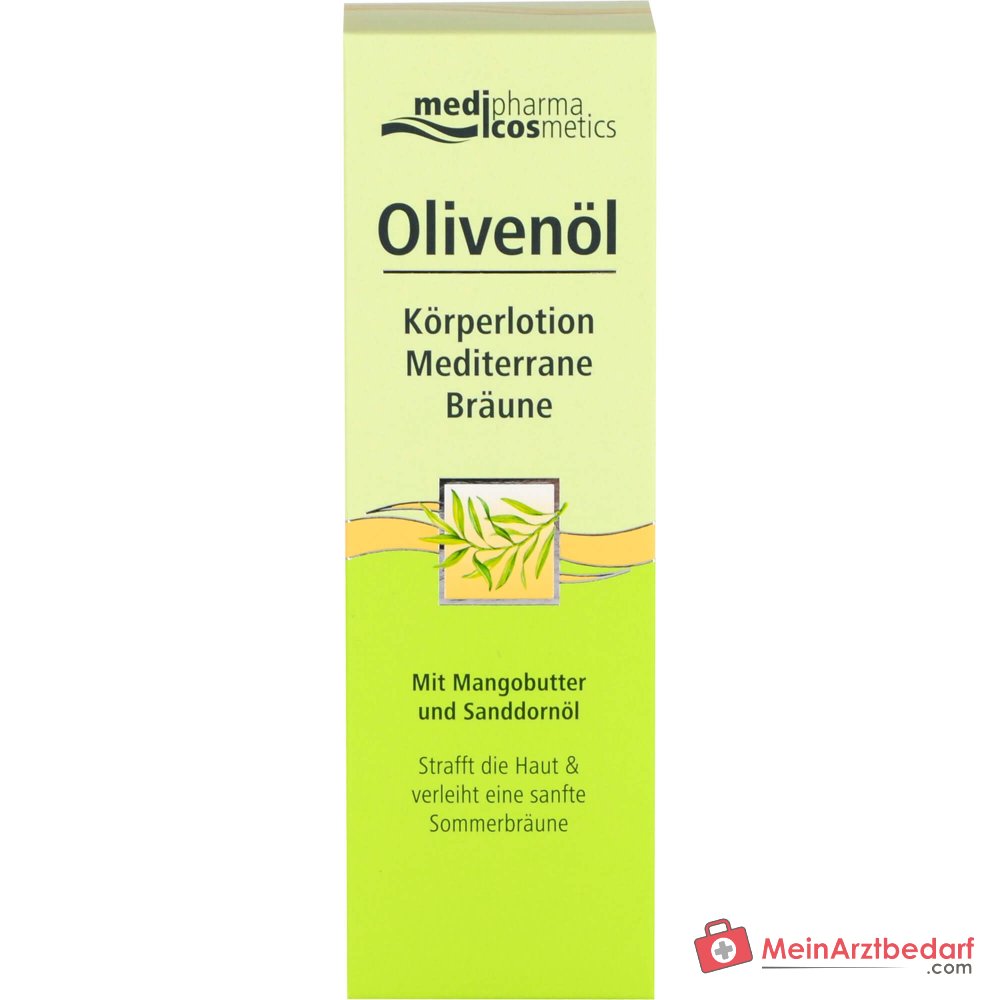 medipharma cosmetics Olivenöl Körperlotion Mediterrane Bräune, 200 ml