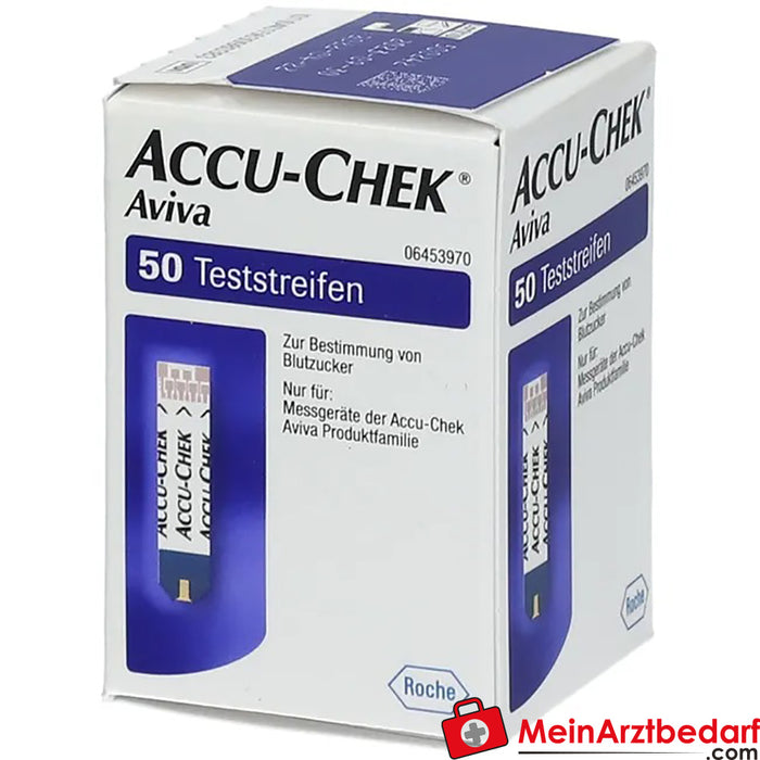 ACCU-CHEK® Aviva Test Strips Plasma II, 50 pcs.