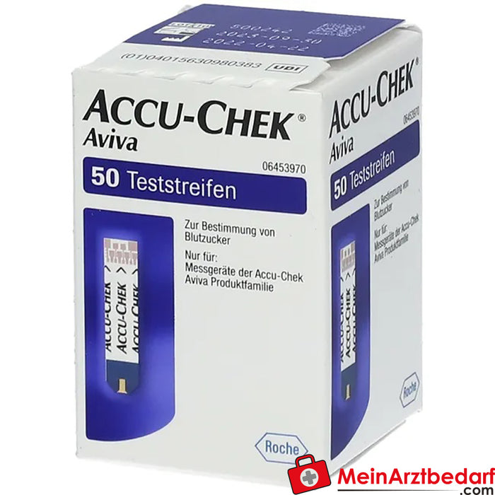 ACCU-CHEK® Aviva 血浆 II 检测试条，50 条。