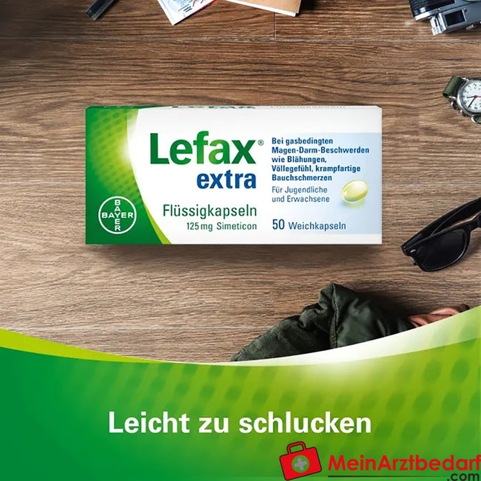 Lefax® ekstra sıvı kapsüller, 50 adet.