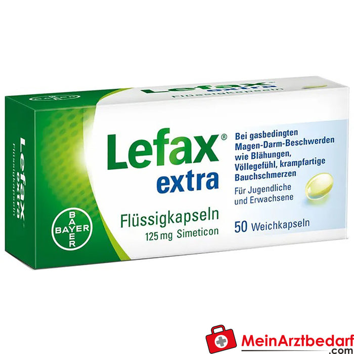 Lefax® ekstra sıvı kapsüller, 50 adet.