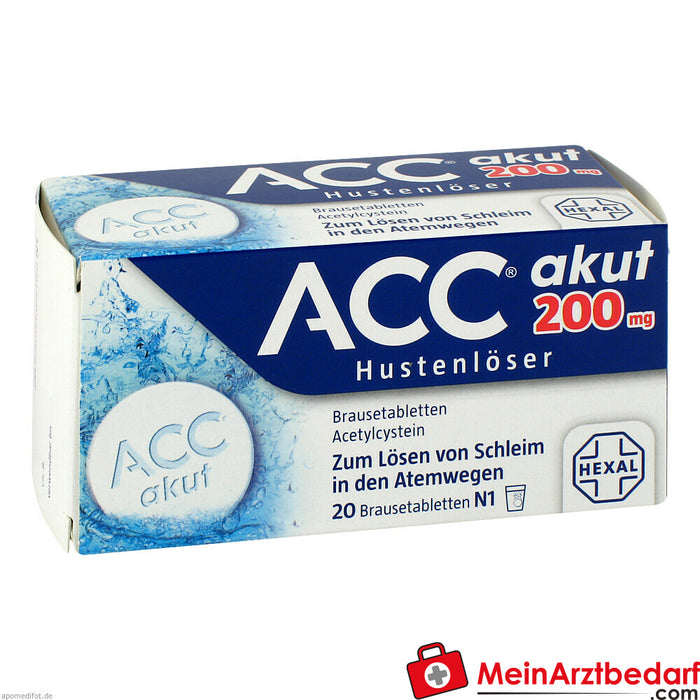 ACC acute 200mg cough suppressant - 20 pcs.