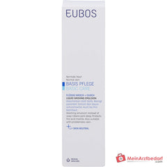Eubos Basis Pflege Flüssig Wasch + Dusch Waschlotion mit Dosierspender, 400 ml.